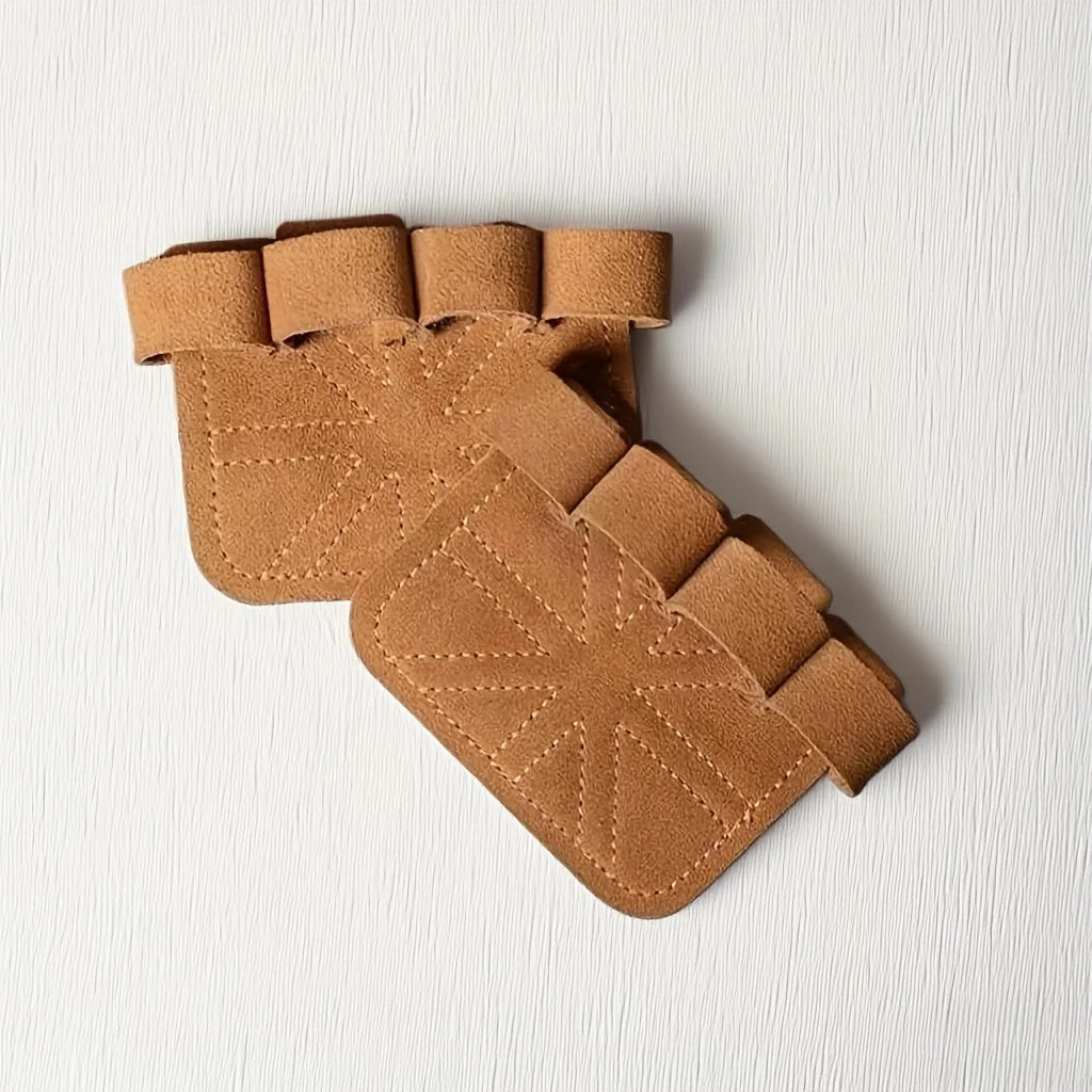 Premium Cowhide Gym Hand Grips Non-Slip Palm Protectors for Cross Fit Weightlifting Calisthenics Pull Ups Weightlifting Workout
