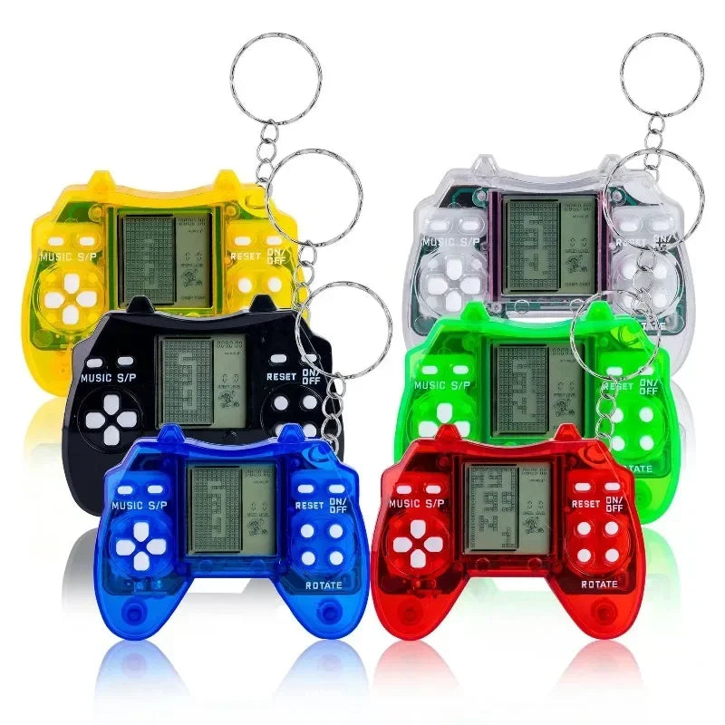 Children's Pocket Mini Classic Game Console Keychain Retro Handheld Gaming Gift
