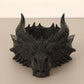 Cool Gothic Dragon Head Desktop Decor, Dark Series Jewelry Storage Organizer, Home Ornament