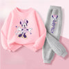 Spring Autumn New Style Children's Clothing Sets Baby Girls O Neck Sweatshirt Pants Two Piece Set Kids Breathable Thin Tracksuit