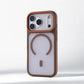 Luxury Matte Translucent For Magsafe Case For iPhone 17 16 Pro Max 15 14 Plus Magnetic Wireless Charging Shockproof Cover Shell