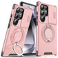 Armor Magnetic Bracket Case for Samsung S26 S25 S24 S22 S21 S23 S20 Ultra Plus FE Edge Slide Camera Protection Shockproof Cover