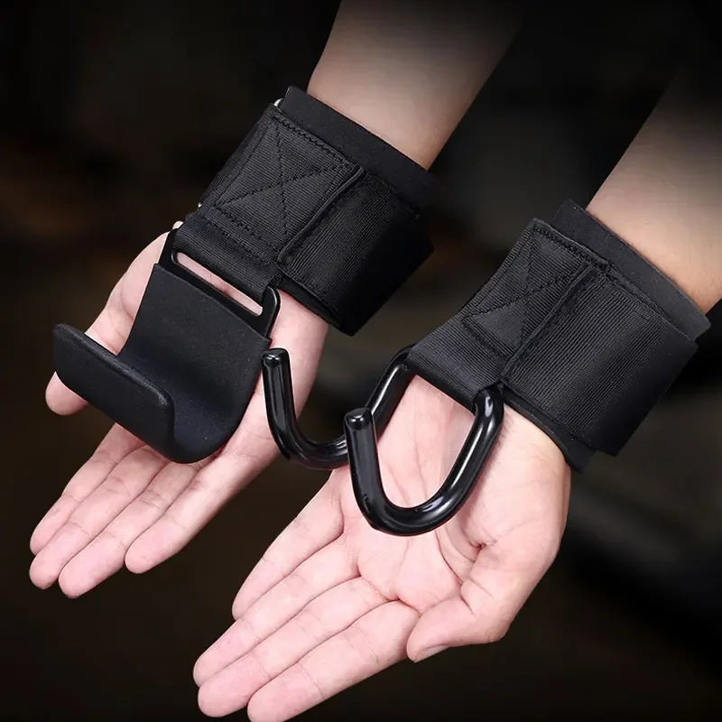 2PCs Fitness Power Hook, Pull-Up, Hard Pull Training Anti-Fall Helper, No Injury Palm Training equipment