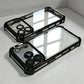 Luxury Buffer Impact Shockproof Plating Transparent Phone Case For iPhone 18 Pro 17 16 15 14 Plus 13 12 Pro Max Clear Back Cover