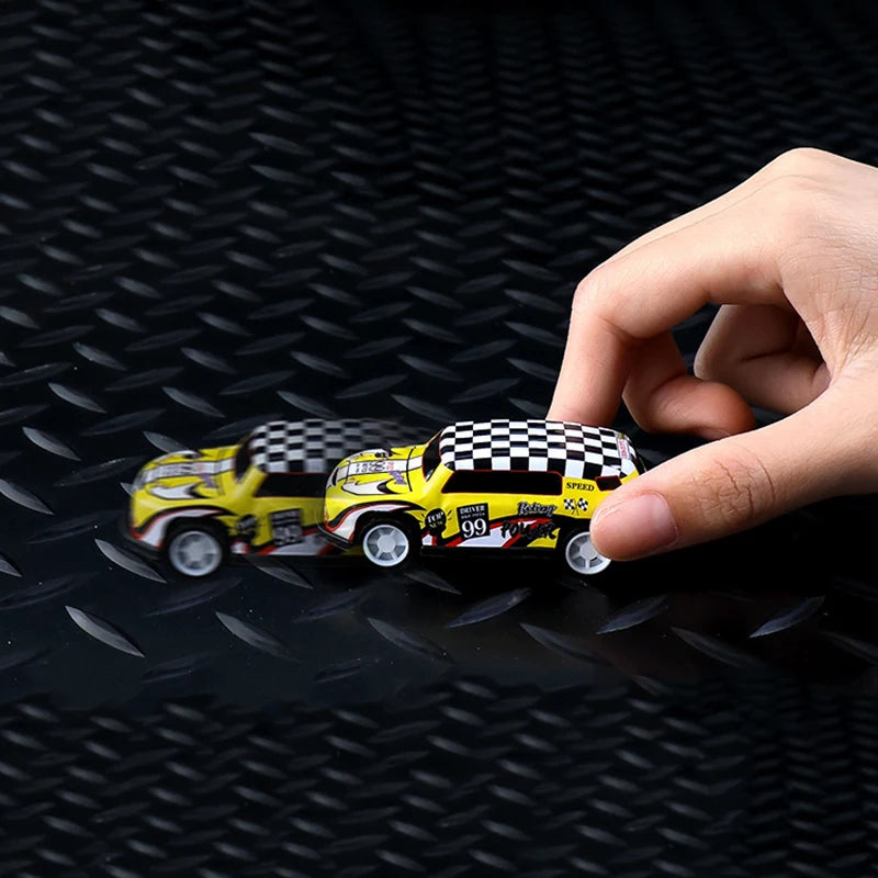 10/20/30/48 Pieces Pull Back Cars Mini Car Set Inertia for Boys Plastic Vehicle Model with Container Collection Toy Gift for Kid
