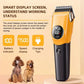 Pet Clipper Professional Dog Hair Trimmer Cat Grooming Shaver 7500/min LED Suitable for Large, Medium, and Small Pets Trimmers
