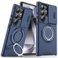Armor Magnetic Bracket Case for Samsung S26 S25 S24 S22 S21 S23 S20 Ultra Plus FE Edge Slide Camera Protection Shockproof Cover