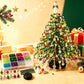 Handmade DIY Beaded Christmas Tree Making Kit Mini Crystal Bead Christmas Tree Desktop Decor Christmas DIY Craft Supplies Creati