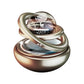 Solar Aromatherapy Ornaments Car Double Suspended Crystal Ball Rotating Aromatherapy Perfume Ornaments For Home Car Decoration