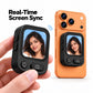 Wireless Magnetic Selfie Screen Sync Phone Rear Camera Monitor Screen For Vlog Live Stream Video Recording Outdoor Remote Selfie