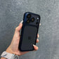 Luxury Translucent Shockproof Phone Case For iPhone 17 18 15 16 14 Pro Max 17Pro 18Pro Air Plating Bumper Cases Matte Back Cover