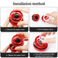 Solar Aromatherapy Ornaments Car Double Suspended Crystal Ball Rotating Aromatherapy Perfume Ornaments For Home Car Decoration