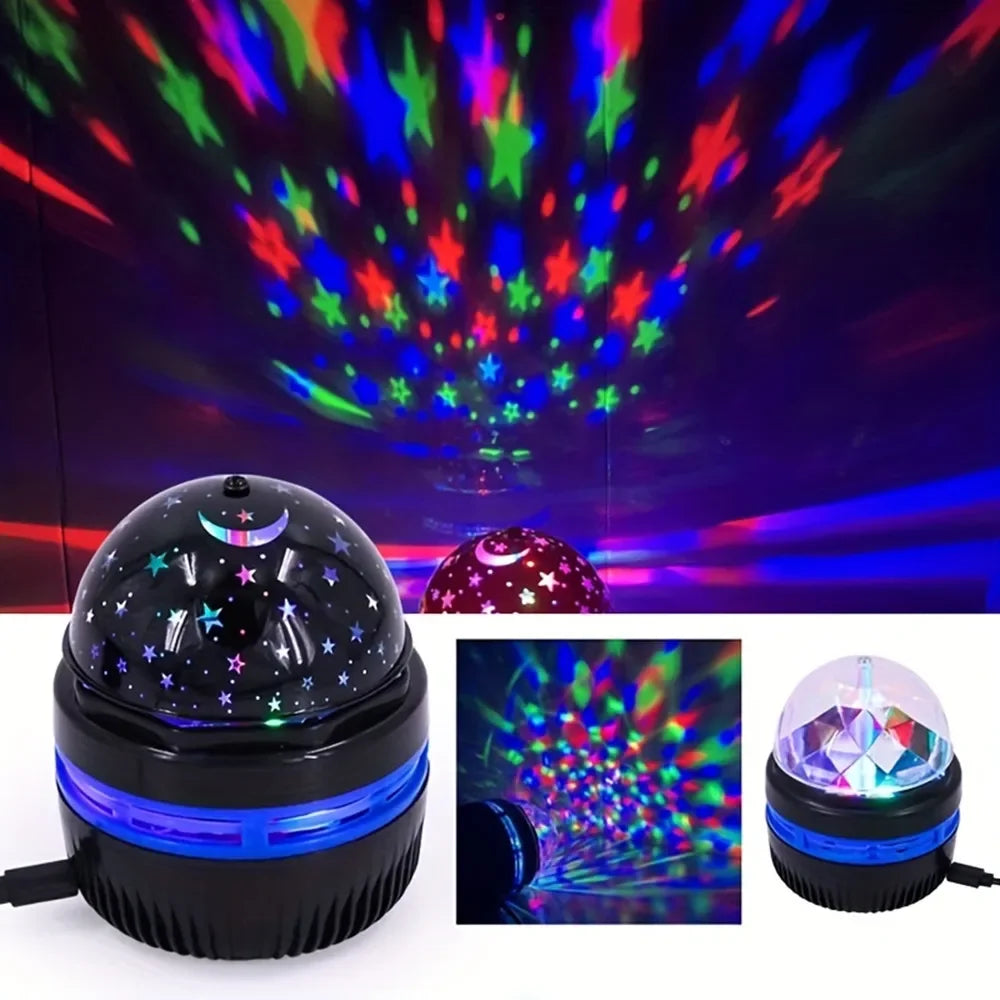 Northern Lights Starry Sky Projector LED Night Light with Remote Control USB A Variety of Styles for Home Bedroom Party Decor
