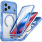 360° Fully Protected Double-sided Transparent Magnetic Case For iPhone 18 Pro Max 18Pro For MagSafe Wireless Charging Back Cover