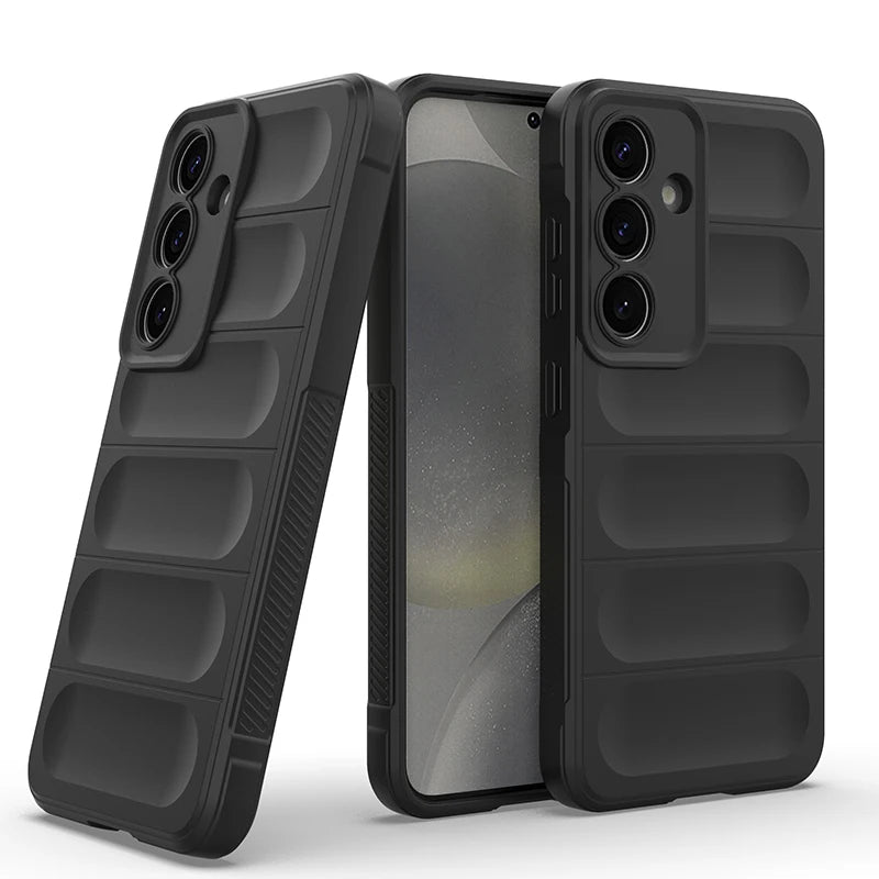 Luxury Shockproof Protective Case For Samsung Galaxy S26 S25 S24 Ultra S23 S22 S21 FE Plus Note 20 Airbag Anti Drop Phone Cover
