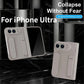 For iPhone Duo Fold 5G Wristband Holder Hinge Phone Case with Screen Protector Film - Protect Cover for Apple iPhone Ultra