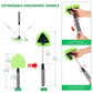Telescopic Car Window Windshield Cleaning Brush Set Microfiber Window Glass Cleaner Car Window Cleaner Scraping Mist Eliminator
