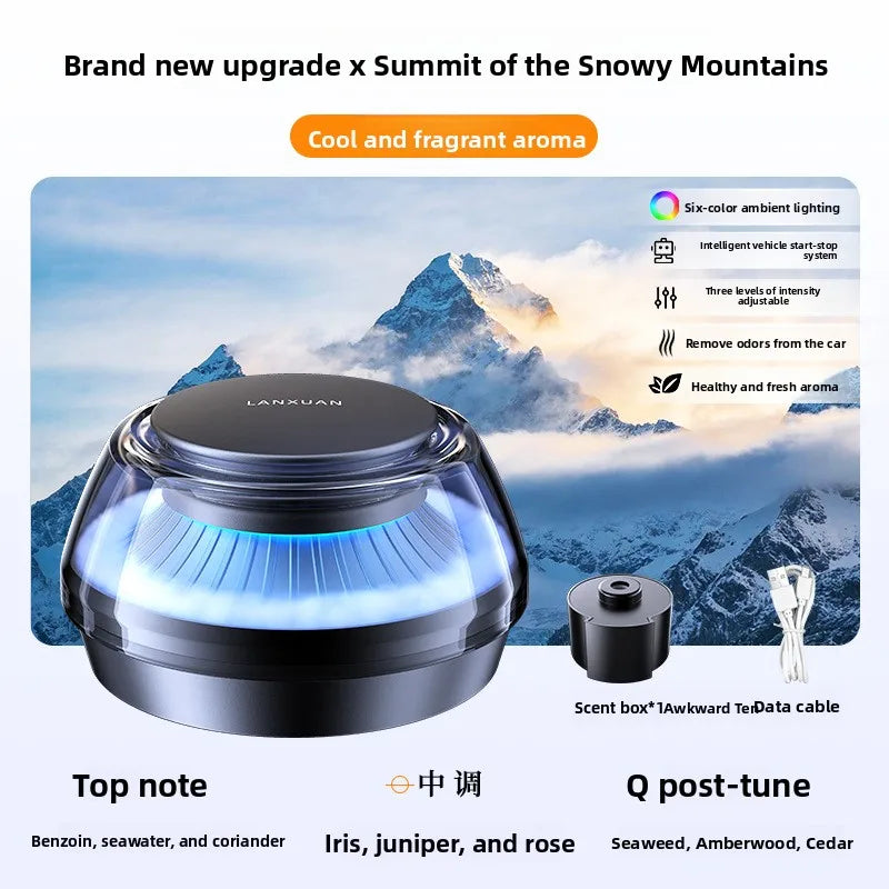 Car Air Freshener For Use Inside The Vehicle New Long-Lasting Fragrance Cloud View Automatic Spray