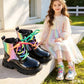 Winter Girls New Colorful Short Boots Fashion Children British Banquet Party Lace Leather Shoes Kids Versatile Thick Bottom Boot