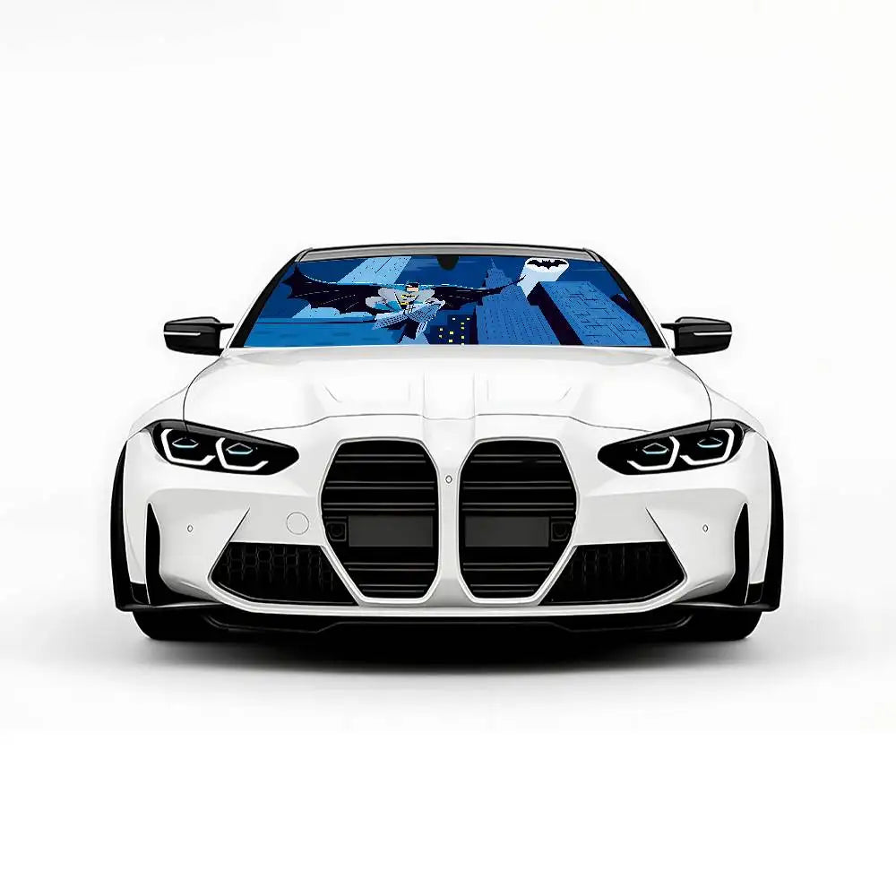 TV B-Batmans Car SunShade Car Sunshade Covers Cover Universal Windscreen Folding Visor
