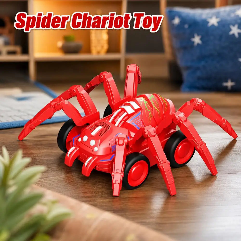 Inertia Toy Battle Friction Power Car Spider Vehicle Crawling Simulation Animal Inertia Car Climbing Stunt Car Toy Gifts