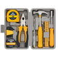 Pink Home Repair Tool Kit Portable Hand Tools Set with Hammer Vise Wrench Screwdriver for DIY Car Emergency