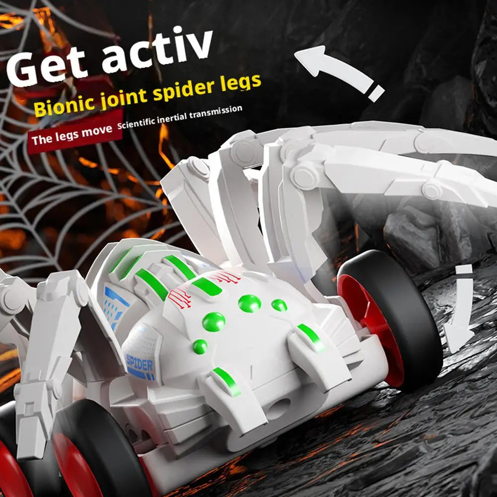 Inertia Toy Battle Friction Power Car Spider Vehicle Crawling Simulation Animal Inertia Car Climbing Stunt Car Toy Gifts