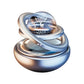 Solar Aromatherapy Ornaments Car Double Suspended Crystal Ball Rotating Aromatherapy Perfume Ornaments For Home Car Decoration