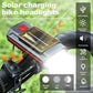 Solar Bicycle Light with Horn 120dB TYPE-C Fast Charging MTB Road Bike Front Lamp Flashlight Bicycle Light 1200 mah
