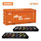 10/20/30/48 Pieces Pull Back Cars Mini Car Set Inertia for Boys Plastic Vehicle Model with Container Collection Toy Gift for Kid