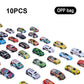 10/20/30/48 Pieces Pull Back Cars Mini Car Set Inertia for Boys Plastic Vehicle Model with Container Collection Toy Gift for Kid
