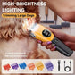 Pet Clipper Professional Dog Hair Trimmer Cat Grooming Shaver 7500/min LED Suitable for Large, Medium, and Small Pets Trimmers