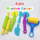 Basic Dough Clay Tools Kits Modeling Accessories Animal Cutters Rolling Pin Safety Scissor Dough Extruder Rollers for Kids