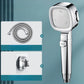 High Pressure Shower Head Water Saving 3 Modes Shower Heads Adjustable One-Key Stop Water Massage Sprayer Bathroom Accessories
