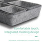 8pcs/set Felt Storage Box Desk Organisers For Cosmetics Multifunctional Jewelry Cosmetic Drawer Closet Organizer Basket Set