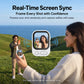 Wireless Magnetic Selfie Screen Sync Phone Rear Camera Monitor Screen For Vlog Live Stream Video Recording Outdoor Remote Selfie
