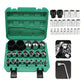 Podofo 21pcs 1/2inch Spanner Multi-Tooth Socket Set for 6 and 12 Points 8-36mm External Multi-Tooth Socket Box Car Nut 12-edge