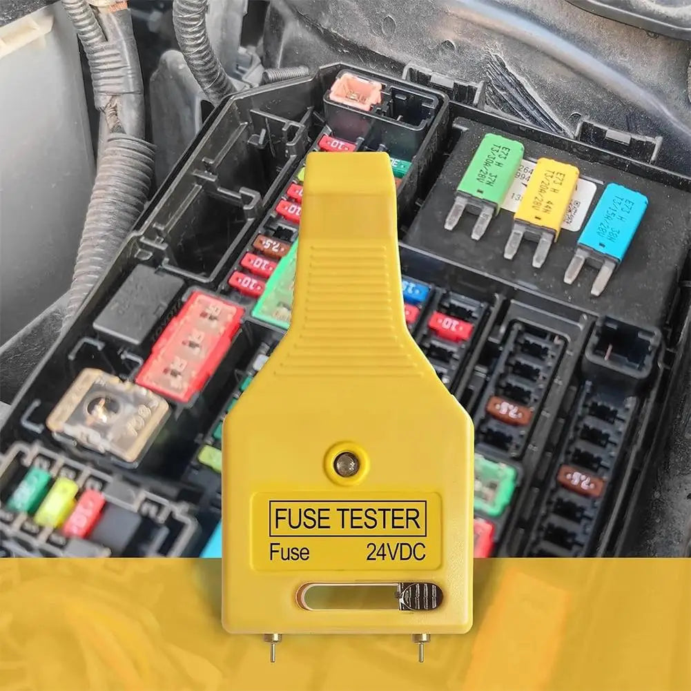 2 in 1 Automotive Fuse Tester and Puller Adjustable Probe Fuse Checker Removal Tool with Indicator Light for MAXI ATO ATC ATM