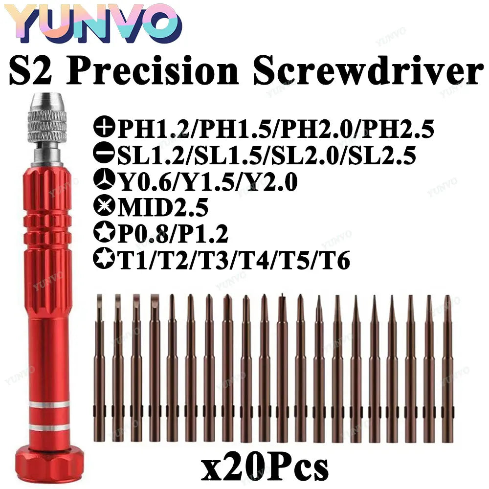 60x Mobile Phone Repair Tools Screwdriver Tablet Battery Disassembly Screen Opening Dust Cleaning Disassembly Set Small Pentagon