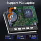 Digital Microscope with 4.3inch IPS Screen 1600X Coin Microscope 2MP USB Professional Electron Microscopios for Watch PCB Repair