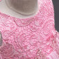 Girls Mesh Hem Princess Dress, Embroidery Design Sleeveless Flower Girl Dress For Pageant Gown Christmas Birthday #802