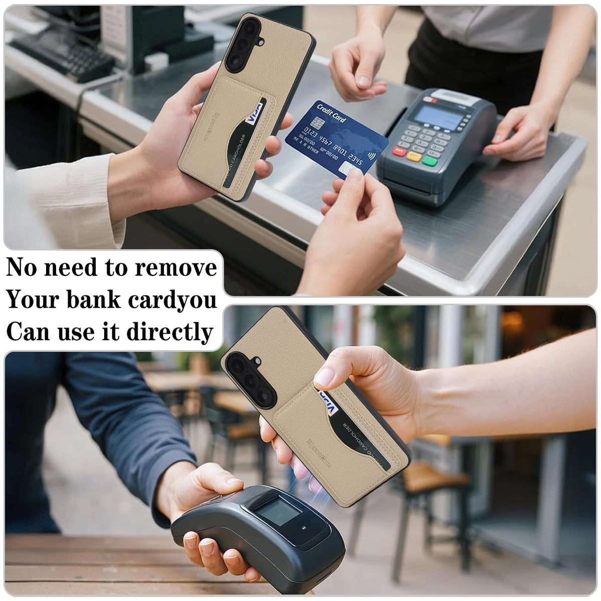 PU Leather Phone Case with Card Holder for Samsung A57 A56 A55 A37 A36 A35 A27 A26 A17 A07 A06 Case - Durable Cover Design