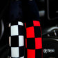 Plush Plaid Car without Inner Ring Steering Wheel Cover Comfortable Warm Soft Automotive Supplies Interior Suitable for 37-38cm