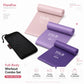 FlareFox Yoga Resistance Bands Set Leg and Shoulder Workout Back Strength Training Pilates Stretch Band Gym Equipment for Home