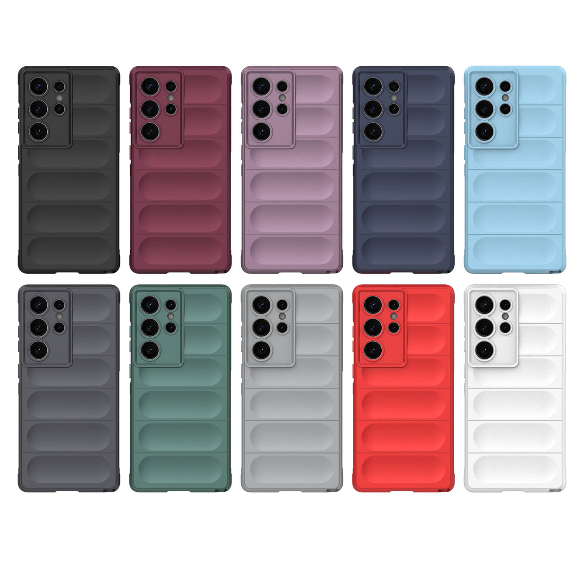 Luxury Shockproof Protective Case For Samsung Galaxy S26 S25 S24 Ultra S23 S22 S21 FE Plus Note 20 Airbag Anti Drop Phone Cover