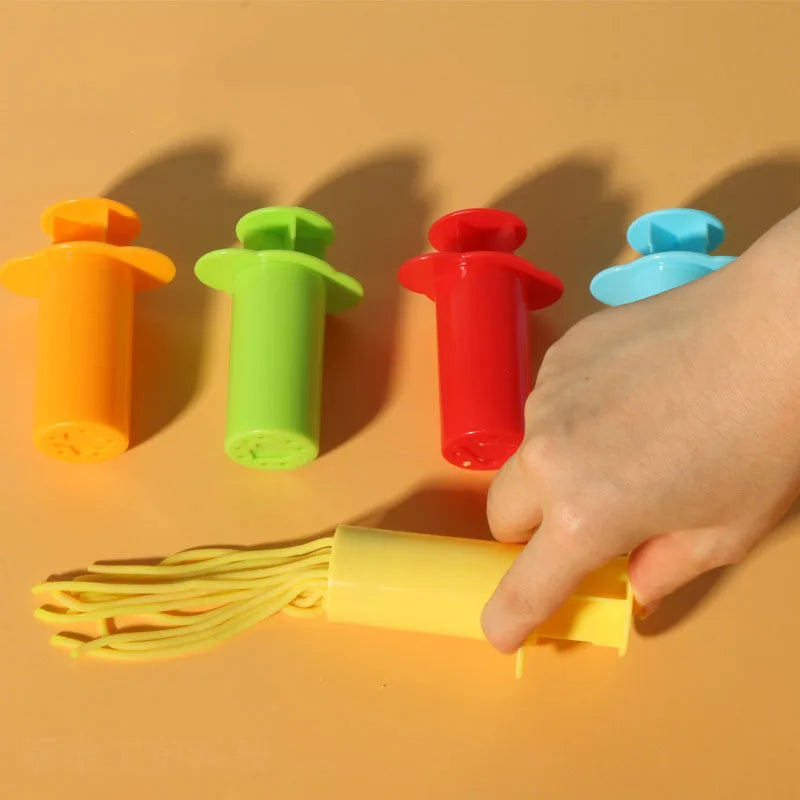 New Creative 3D Plasticine Tools Playdough Set Color Play Dough Model Tool Toys Clay Moulds Deluxe Set