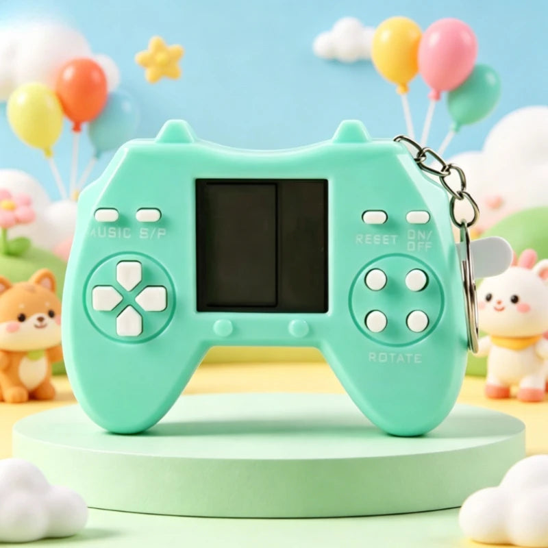 Children's Pocket Mini Classic Game Console Keychain Retro Handheld Gaming Gift