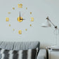 Luminous Digital Clock DIY Stereoscopic Wall Clock Silent Clock Living Room Bedroom Wall Clock Home Decorations
