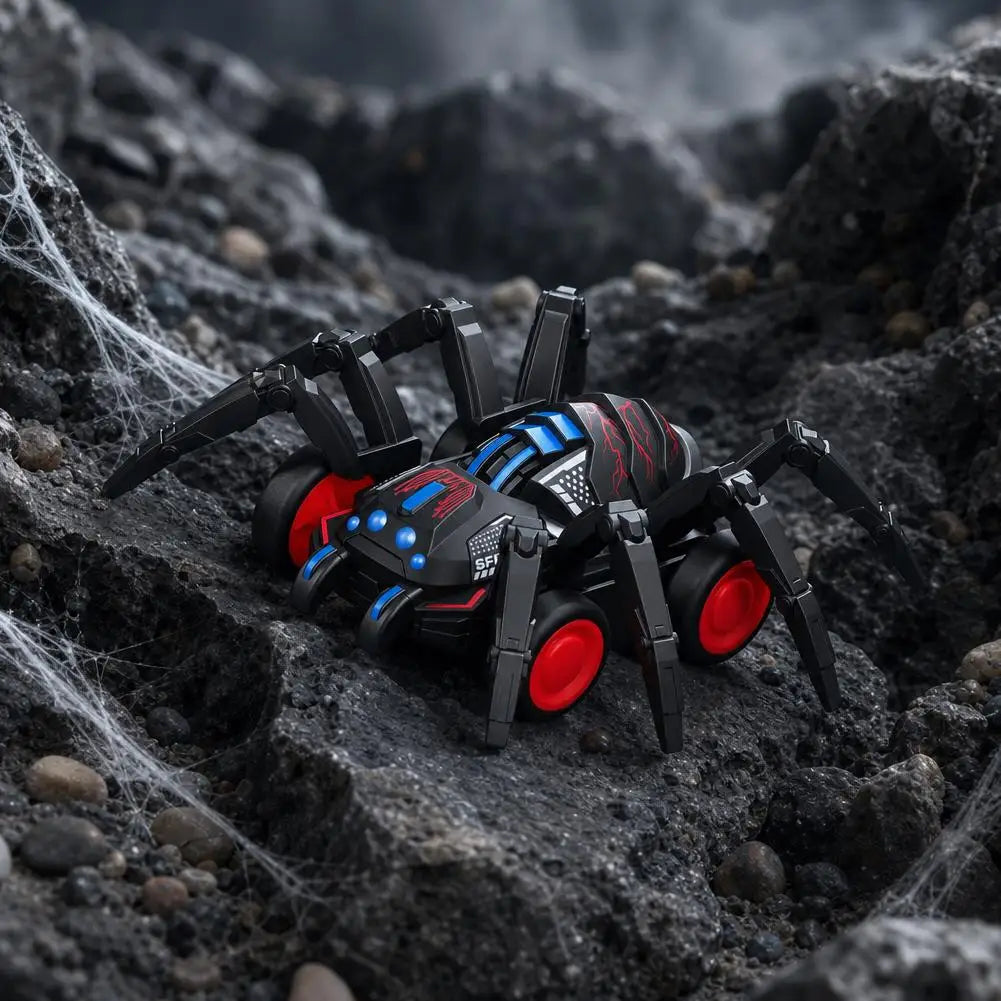 Inertia Toy Battle Friction Power Car Spider Vehicle Crawling Simulation Animal Inertia Car Climbing Stunt Car Toy Gifts