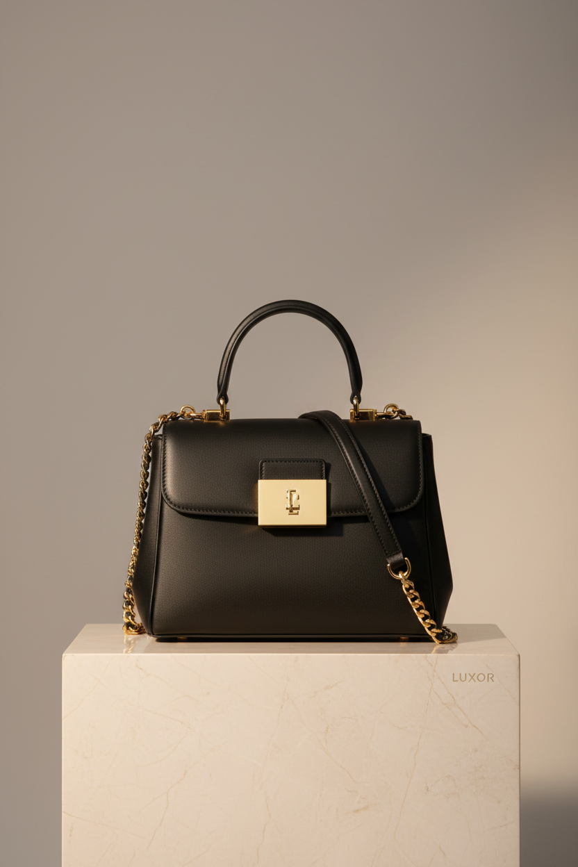 Black Structured Bag